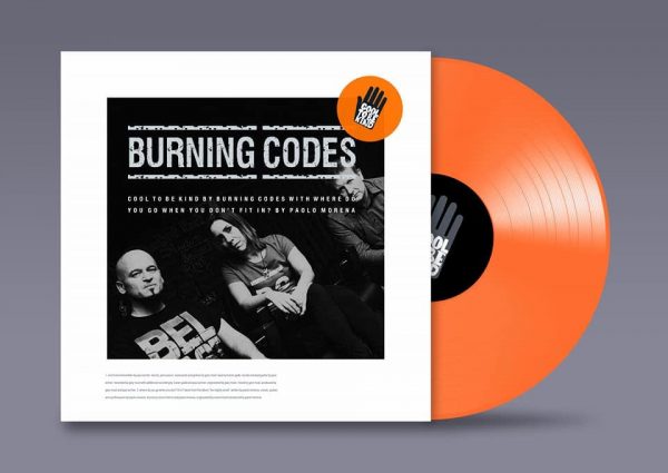 image of vinyl record and sleeve cover of single by the Burning Codes called Cool to be Kind