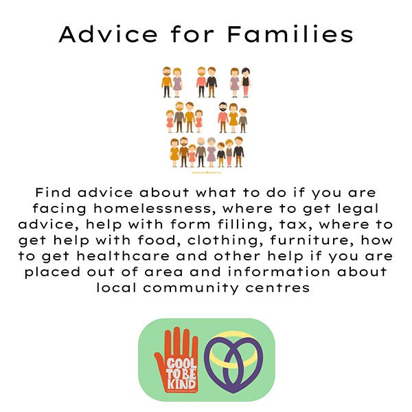 Street Support Chelmsford Advice for Families banner
